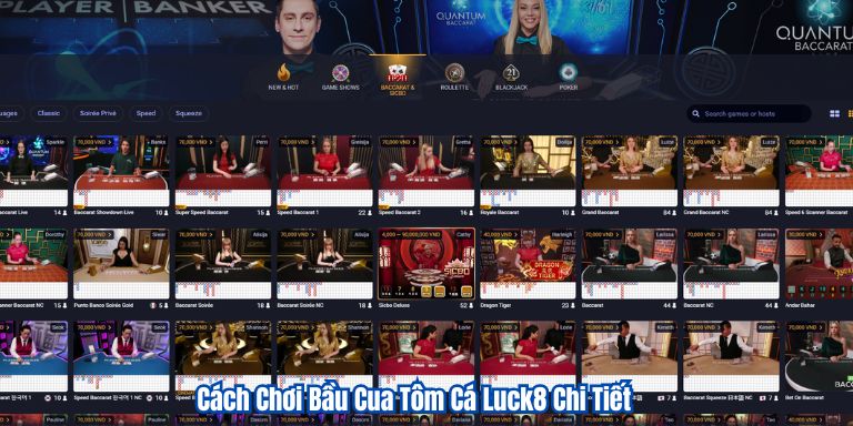 Cách Chơi Bầu Cua Tôm Cá Luck8 Chi Tiết 1 Cách Chơi Bầu Cua Tôm Cá Luck8 Chi Tiết