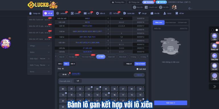 Lô Gan Luck8: Tìm Hiểu Khái Niệm Và Chiến Lược Chơi 3 Đánh lô gan kết hợp với lô xiên