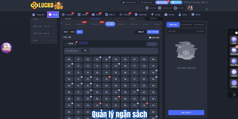 Lô Gan Luck8: Tìm Hiểu Khái Niệm Và Chiến Lược Chơi 4 Quản lý ngân sách