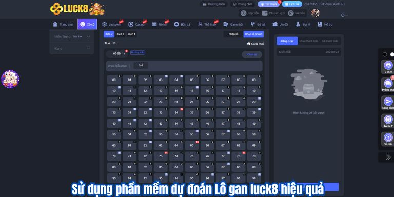 Lô Gan Luck8: Tìm Hiểu Khái Niệm Và Chiến Lược Chơi 2 Sử dụng phần mềm dự đoán Lô gan luck8 hiệu quả